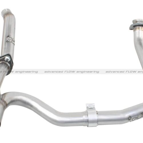 Alternative view of aFe Power Scorpion Exhaust System Axle Back Aluminized Hi-Tuck 07-17 Jeep Wrangler JK V6 3.6/3.8L