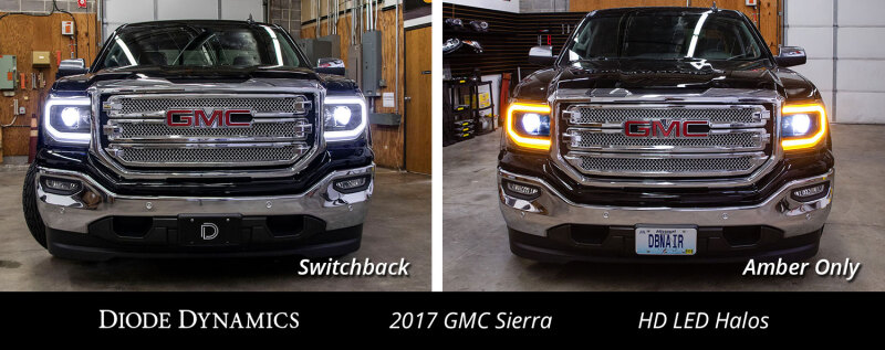 Diode Dynamics GMC Sierra LED Halos Switchback 16-18 Sierra 1500 - Image 8
