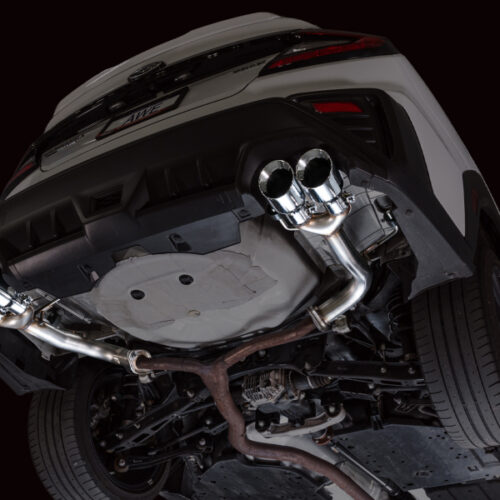 AWE Tuning Track Edition Axle-Back Exhaust - Chrome Silver Tips for 22-25 Subaru VB WRX - Image 8