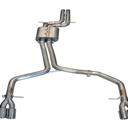 AWE Tuning Track Edition Exhaust - Chrome Silver Tips (90mm) for Audi B8 / B8.5 S4 3.0T