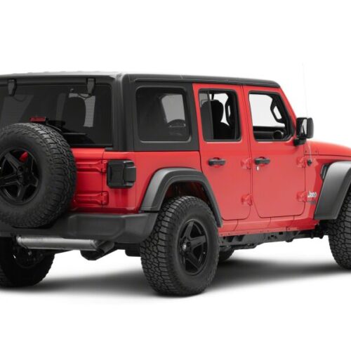 Alternative view of Raxiom for 2018-2026 Jeep Wrangler JL LED Tail Lights- Red Housing- Smoked Lens