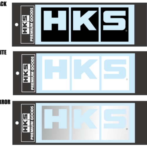 HKS 51003-AK153 LOGO Sticker W220 WHITE