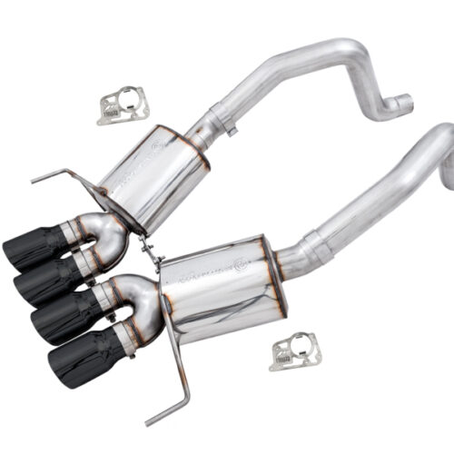 Alternative view of AWE Tuning Track Edition Axle-Back Exhaust w/Black Tips for 14-19 Chevy Corvette C7 Z06/ZR1