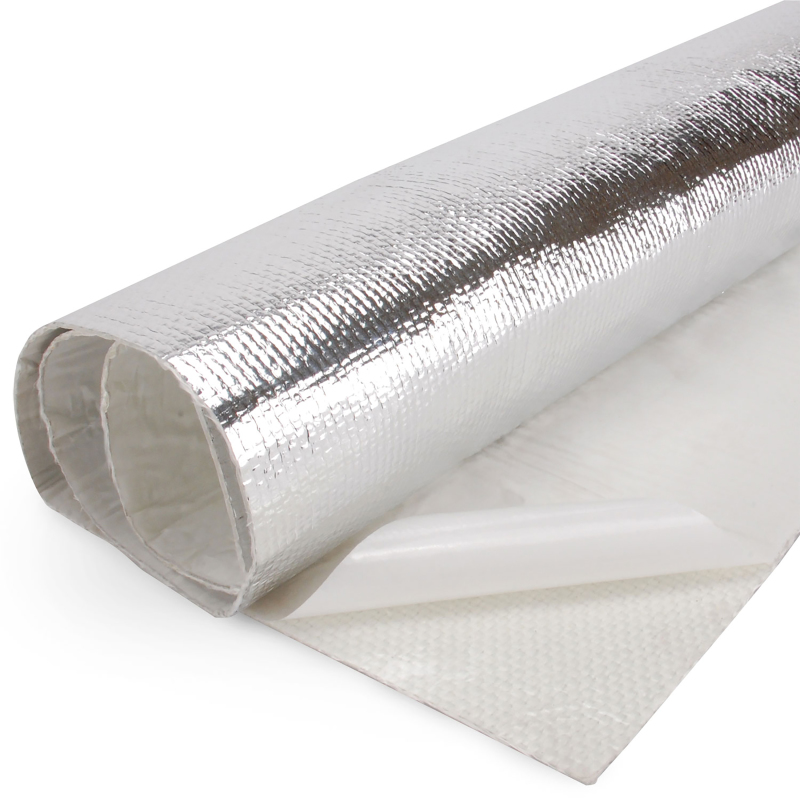 DEI Heat Screen 36in x 20in - Mylar Radiant Glass Fiber Matting w/Adhesive Backing - Image 2