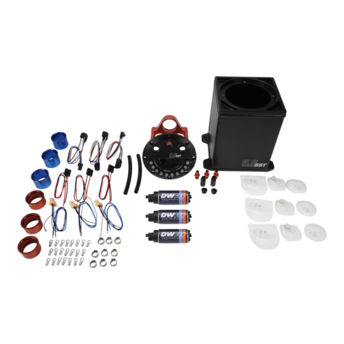 Alternative view of DeatschWerks 5.5L Modular Surge Tank Includes 3 DW300 Fuel Pumps