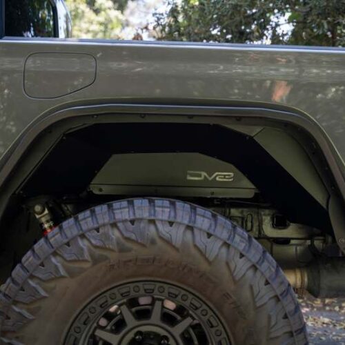 DV8 Offroad 20-24 Jeep Gladiator JT Rear Inner Fender Liners - Satin Black - Image 7