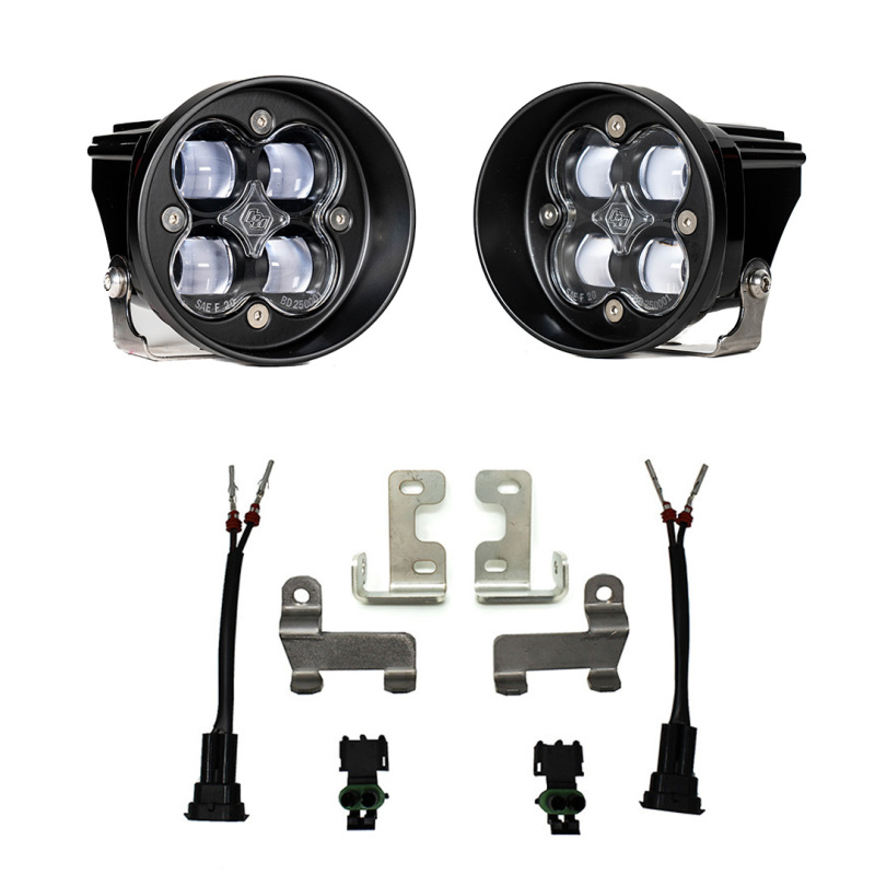 Baja Designs for 12-21 Toyota Tacoma/Tundra/4Runner(Excl Limited) Squadron-R Fog Pocket Light Kit