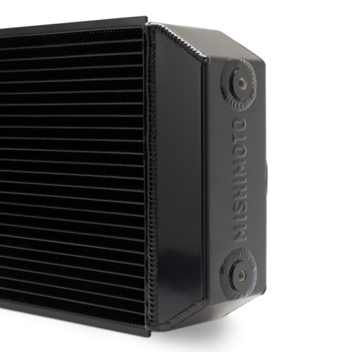 Mishimoto Universal Drag Race Performance Aluminum Radiator - Black - Image 6