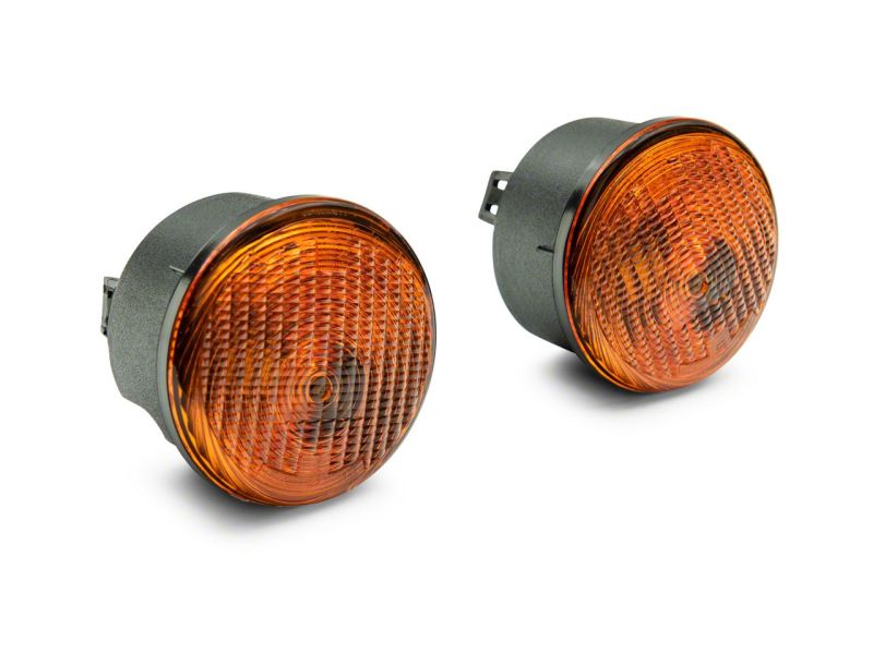 Raxiom for 2007-2018 Jeep Wrangler JK Axial Series Replacement Turn Signal Lamps- Amber - Image 8