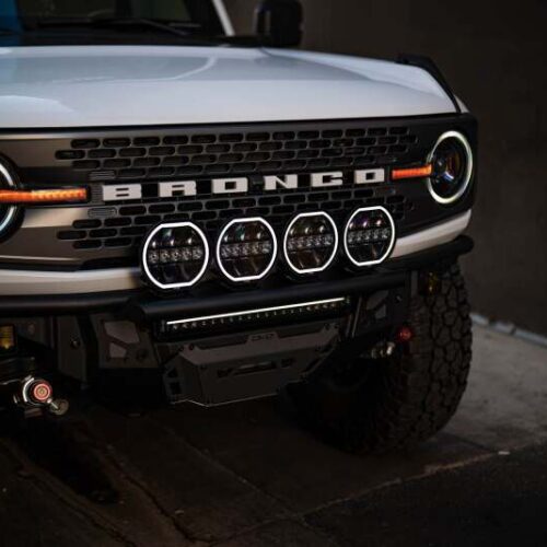 DV8 Offroad Elite Series 20in Dual Row Light Bar w/ Accent Light - Image 4