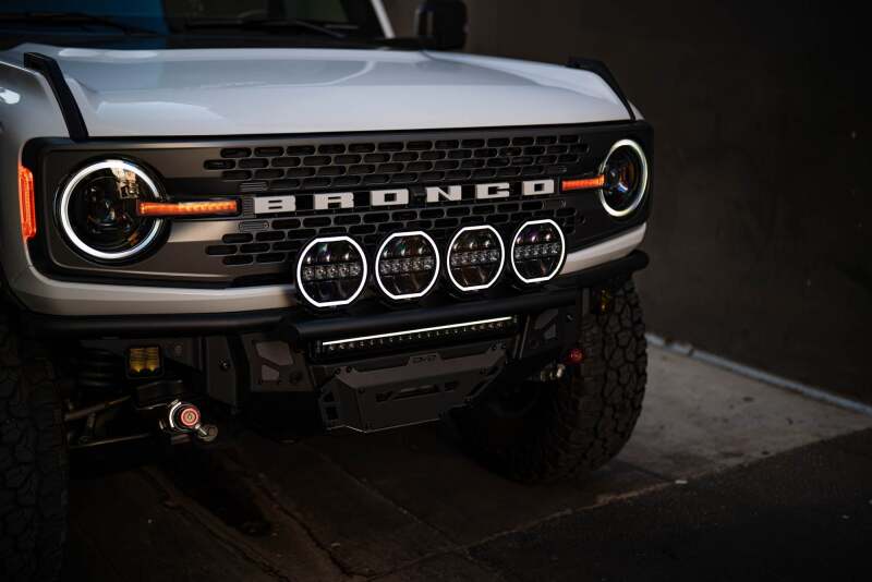 DV8 Offroad Elite Series 20in Dual Row Light Bar w/ Accent Light - Image 4