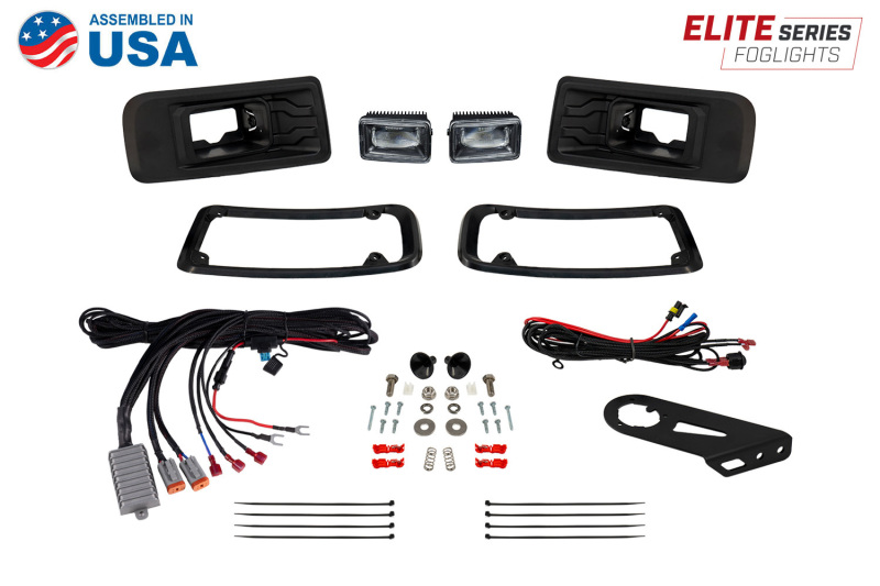 Diode Dynamics 2022+ Ford Maverick Elite Series Add-On LED Fog Light Kit Yellow - Image 9