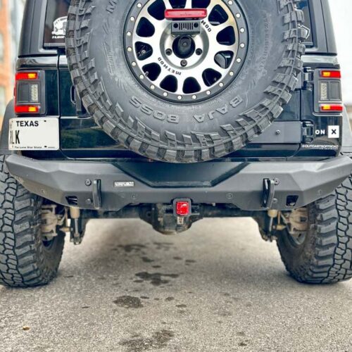 Rival 2018-2026 Jeep Wrangler JL Rear Aluminum Stubby Bumper - Image 10