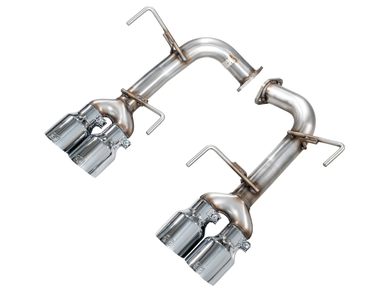 AWE Tuning Track Edition Axle-Back Exhaust - Chrome Silver Tips for 22-25 Subaru VB WRX