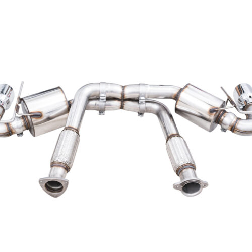AWE Tuning Touring Edition Exhaust - Quad Chrome Silver Tips for 2020 Chevrolet Corvette (C8) - Image 5