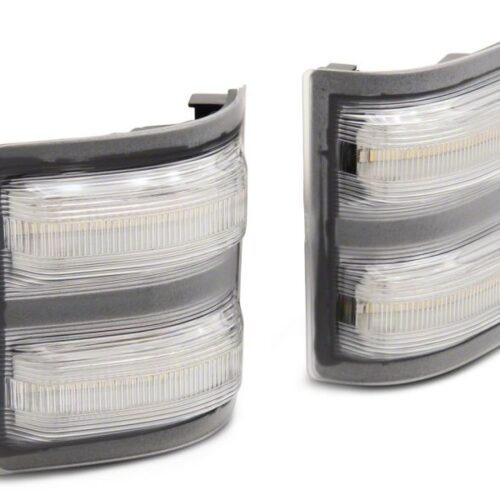 Alternative view of Raxiom for 2011-2016 Ford F-250/F-350 Super Duty Axial Series LED Switchback Side Mirror Marker Lamps- Clear