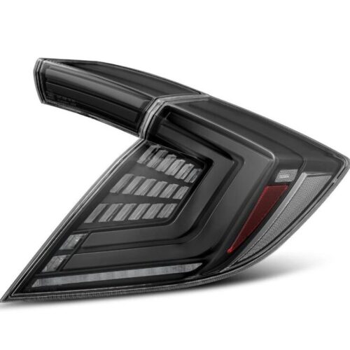 AlphaRex 16-21 Honda Civic Hatchback/ Type-R FK8 Nova-Series LED Tail Lights (Pair) - Alpha Black - Image 3
