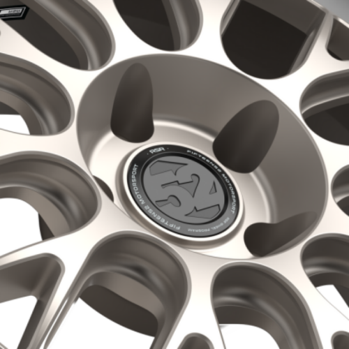 fifteen52 Holeshot RSR 19x8.5 5x112 42mm ET 57.1mm Center Bore White Gold Wheel - Image 3