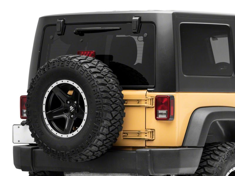 Raxiom for 2007-2018 Jeep Wrangler JK w/ Hard Top Axial Series Rear Window Glass Hinge LED Lights - Image 5