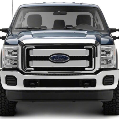 Raxiom for 2011-2016 Ford F-250 Super Duty LED Projector Headlights - Chrome Housing (Clear Lens) - Image 8