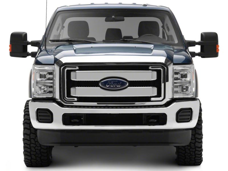 Raxiom for 2011-2016 Ford F-250 Super Duty LED Projector Headlights - Chrome Housing (Clear Lens) - Image 8