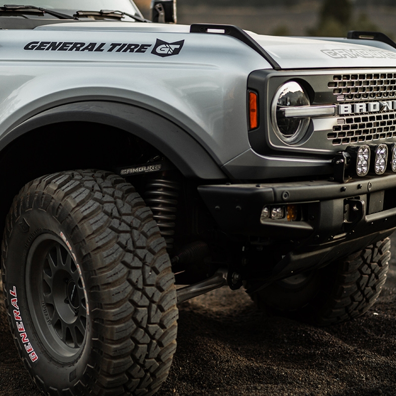 Camburg CAM-110214-GRY Ford Bronco 21-23 KINETIK V2 Performance Billet Uniball Upper Arms - Image 5