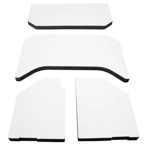 Alternative view of DEI 11-18 Jeep Wrangler JK 4-Door Boom Mat Headliner - 4 Piece - White