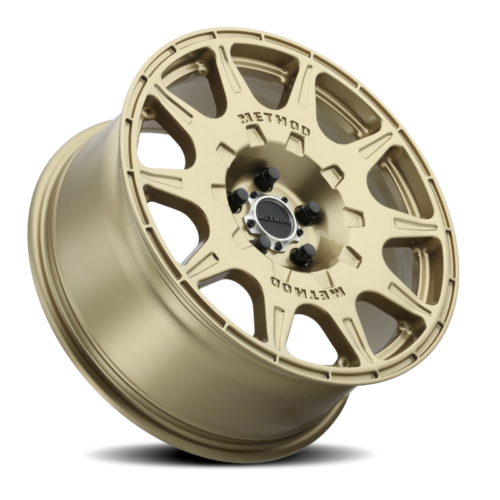 Alternative view of Method MR502 RALLY 17x8 +38mm Offset 5x4.5 67.1mm CB Gold Wheel