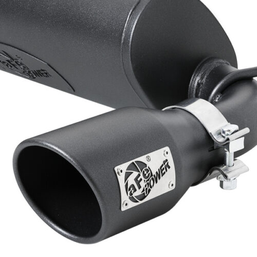 aFe Power Rebel Series 2.5in 409 SS Axle-Back Exhaust w/ Black Tips 2018+ Jeep Wrangler (JL) V6 3.6L - Image 4