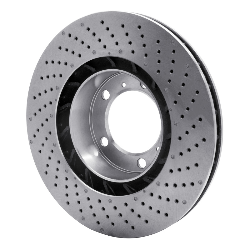 DFC 09-23 Porsche 718 Boxster Left Front Drilled Brake Rotor - Image 4
