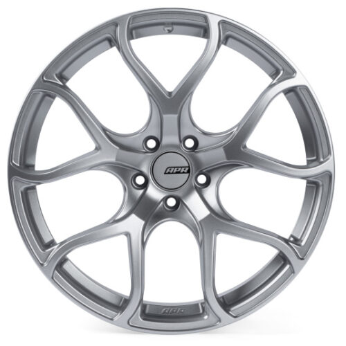 Alternative view of APR A01 Flow Formed - 20x9.0 - 5x112 - ET42 - 66.5mm Center Bore - Hyper Silver Wheel