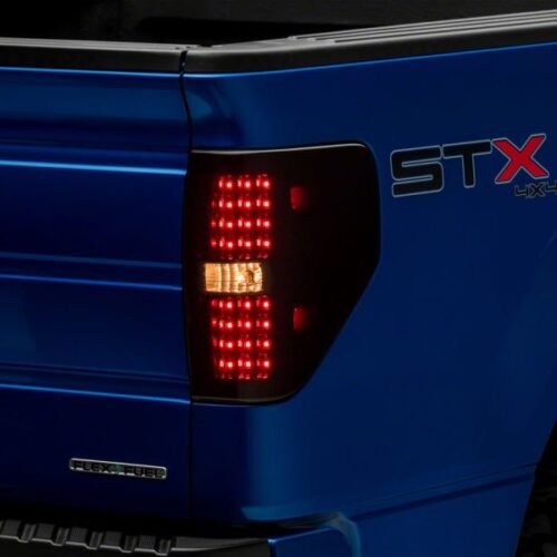 Raxiom for 2009-2014 Ford F-150 Styleside Axial Series LED Tail Lights- Black Housing (Smoked Lens) - Image 4