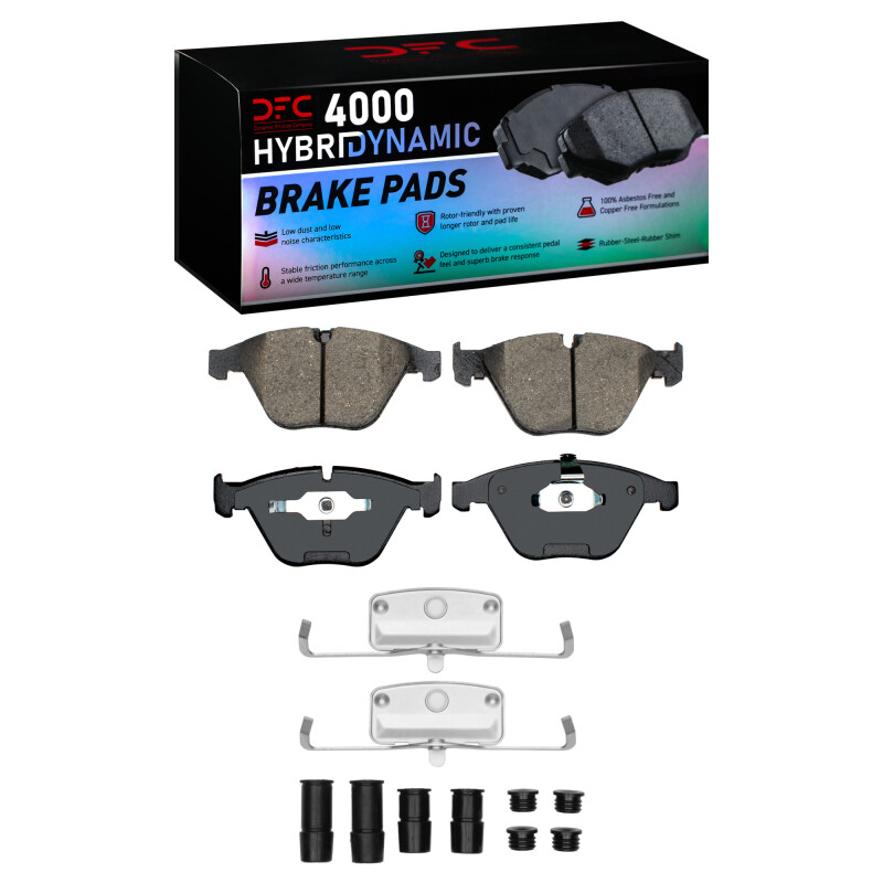 DFC 02-13 BMW 650I CONVERTIBLE Front 4000 HybriDynamic Brake Pads and Hardware Kit