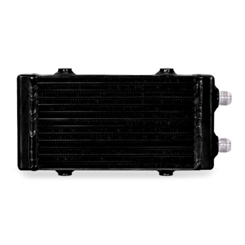 Mishimoto Universal Small Bar and Plate Dual Pass Black Oil Cooler - Image 5