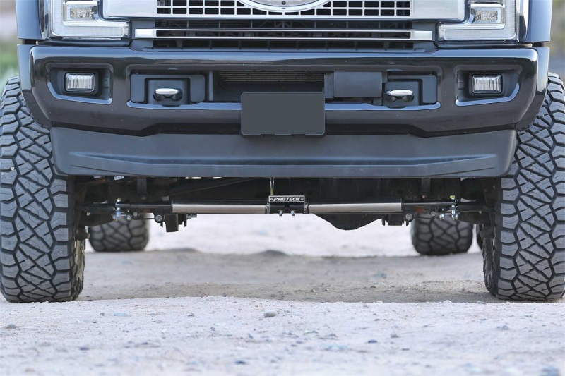 Fabtech 17-21 Ford F250/F350 4WD Dual Steering Stabilizer System w/DL 2.25 Shocks - Image 3