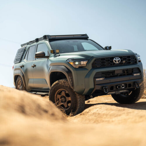 Alternative view of DV8 Offroad 2025 Toyota 4Runner Front Bumper w/ Centric Winch