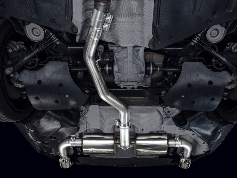 AWE Tuning Axle-Back Exhaust - Chrome Silver for 19-23 BMW 330i / 21-23 BMW 430i Base G2X Touring - Image 3
