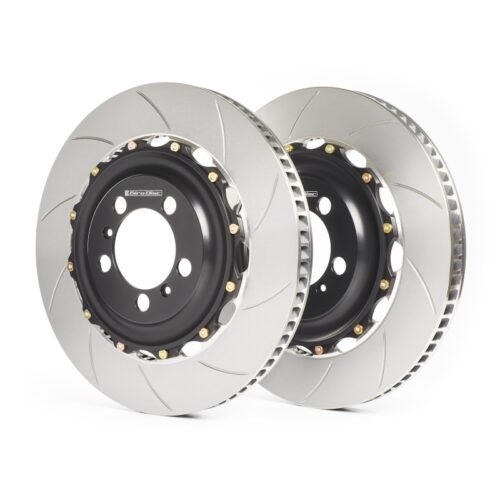 GiroDisc 14-20 BMW M2/M3/M4 (F8X w/Red/Silver/Gold Calipers Incl CCM) 380mm Slotted Rear Rotors