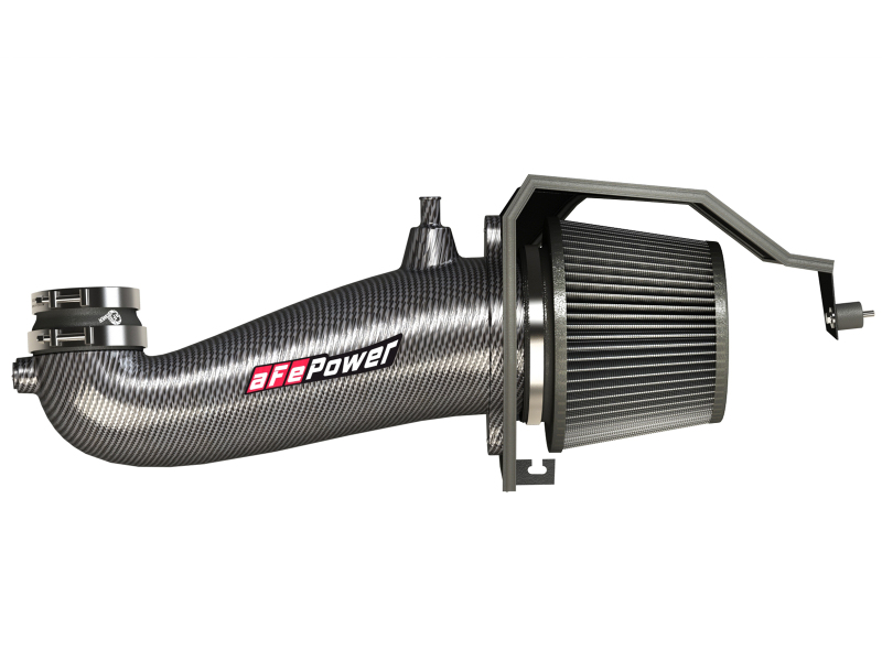 aFe Power Magnum FORCE Carbon Fiber Stage 2 Track Series Pro Dry S CAIS - 11-18 Dodge Challenger V8 - Image 5