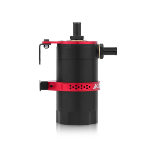 Mishimoto Universal Baffled Oil Catch Can - Red - Image 4