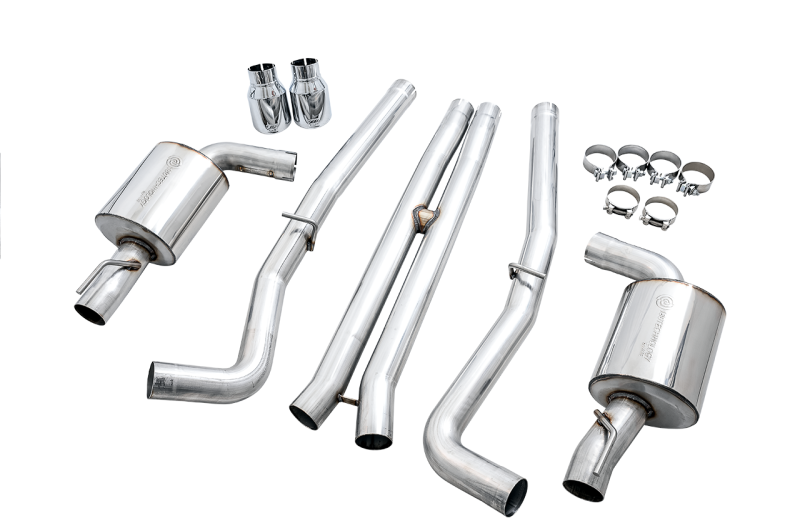AWE Tuning Touring Edition Exhaust - Silver Tips for 2015+ Dodge Charger 6.4L/6.2L SC Non-Resonated - Image 7