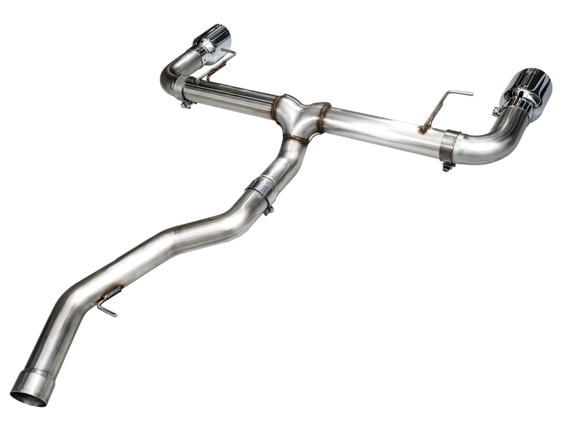 AWE Tuning Track Edition Axle-Back Exhaust - Chrome Silver for 19-23 BMW 330i / 21-23 BMW 430i Base G2X - Image 6