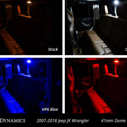 Diode Dynamics Wrangler JK 4dr Interior Kit Stage 2 - Cool - White - Image 4