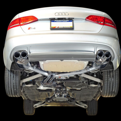 Alternative view of AWE Tuning Touring Edition Exhaust System - Diamond Black Tips (102mm) for Audi B8.5 S4 3.0T