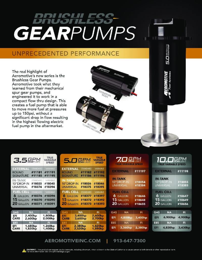 Aeromotive TRV 15 Gallon Brushless Spur 10.0 Fuel Cell - Image 4