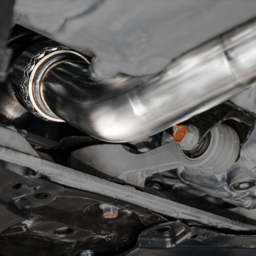 AWE Tuning Track Edition Exhaust w/ Triple Chrome Silver Tips for 2023 Honda Civic Type R FL5 - Image 8