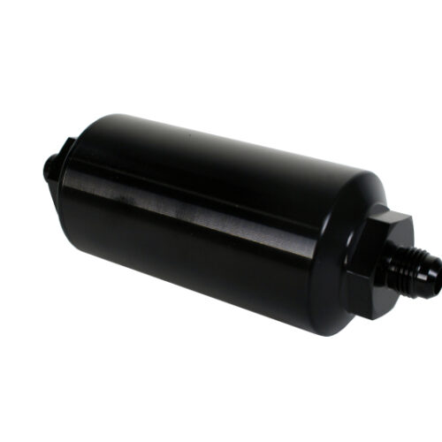 Aeromotive In-Line Filter - (AN-6 Male) 10 Micron Microglass Element Bright Dip Black Finish - Image 4