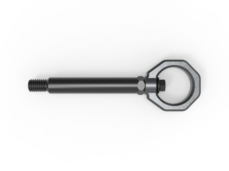 aFe Power 23-25 BMW M2 (G87) CONTROL Front / Rear Tow Hook - Gray - Image 4