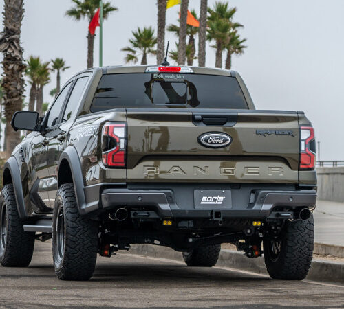Borla 24-25 Ford Ranger Raptor 2.75in Tailpipe Kit 4in Tip - Ceramic Black - Image 3