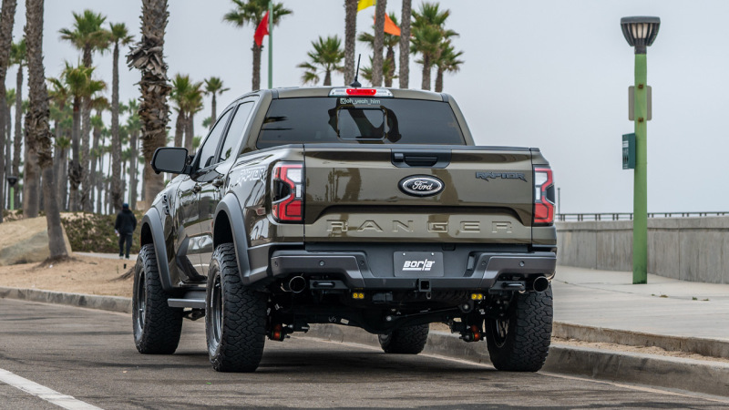 Borla 24-25 Ford Ranger Raptor 2.75in Tailpipe Kit 4in Tip - Ceramic Black - Image 3